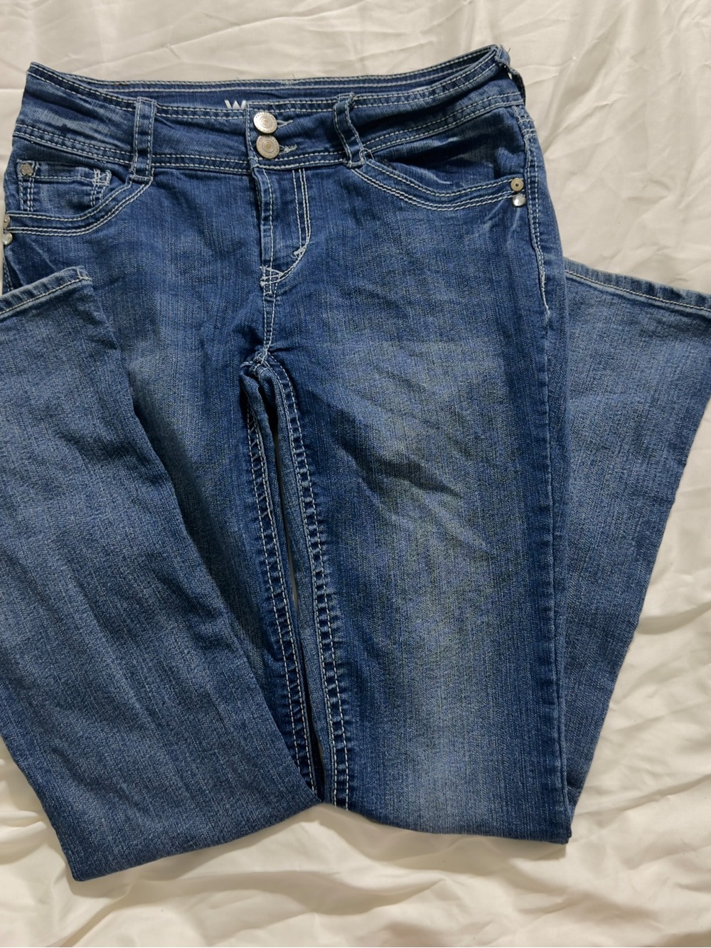 Wallflower Women's Blue Boot Cut Jeans